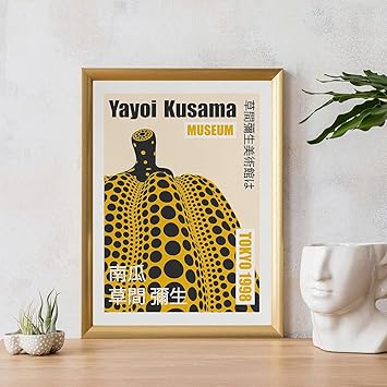 草間彌生 LOUISIANA美術館 ポスター 額あり www.thesciencebasement.org